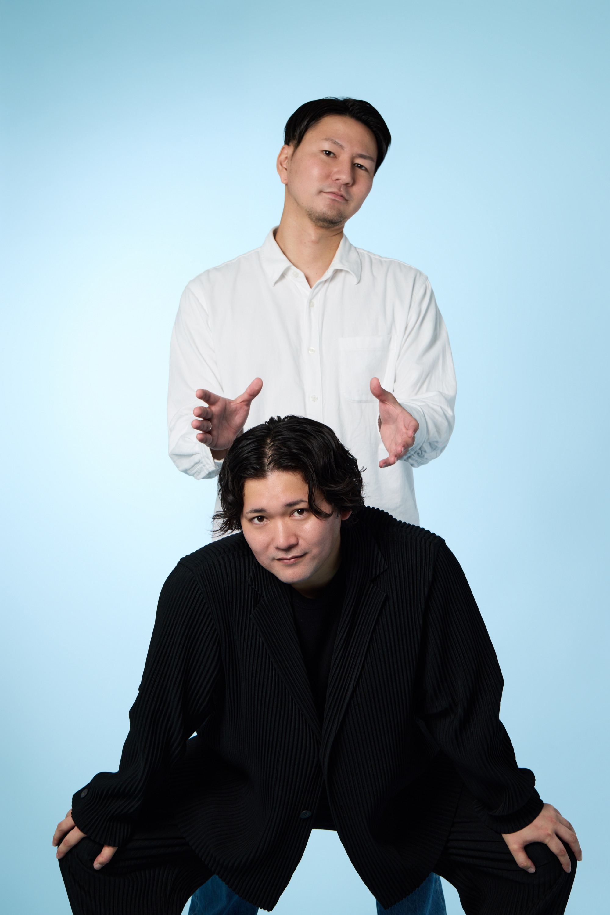 株式会社Blue&Co.のメンバー写真(代表・出崎義史と取締役・上原敬太)